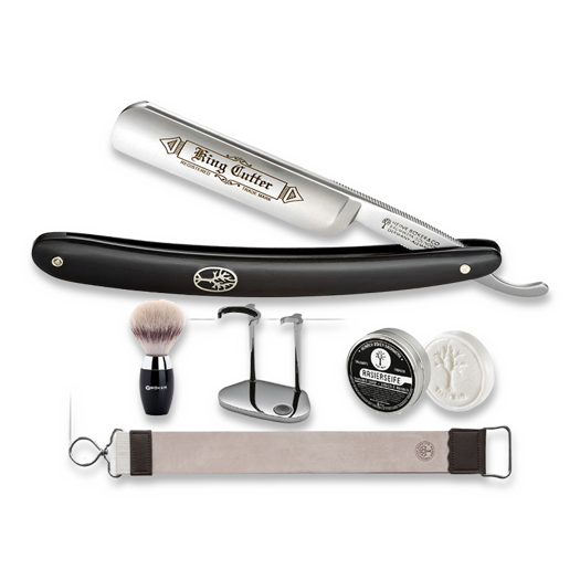 Böker Germany King Cutter black with Care Set 140524SET