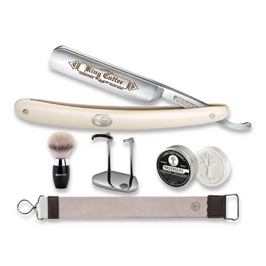 Böker Germany King Cutter white with Care Set 140624SET