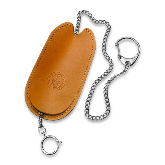 B&ouml;ker Leather Pouch with Chain 090182