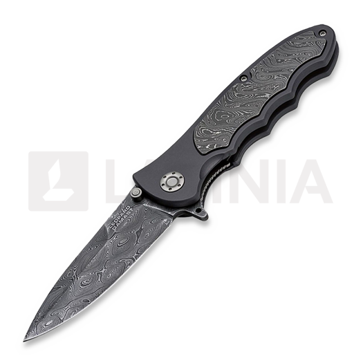 Böker Germany Leopard Damascus III Collection 折叠刀 110237DAM
