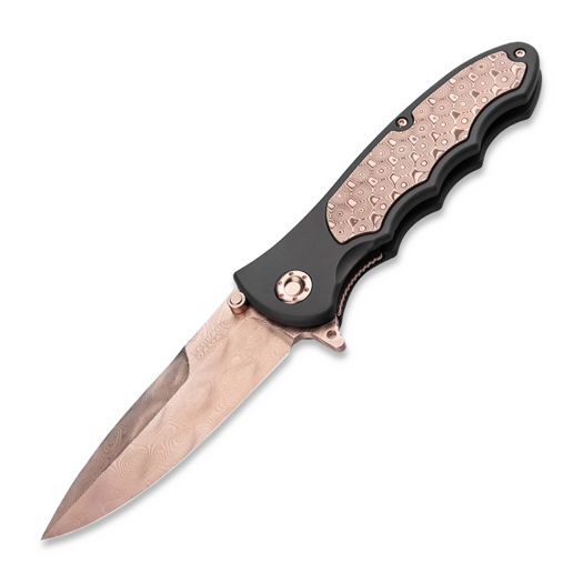 Couteau pliant Böker Leopard-Damast EDC Rosegold 110289DAM