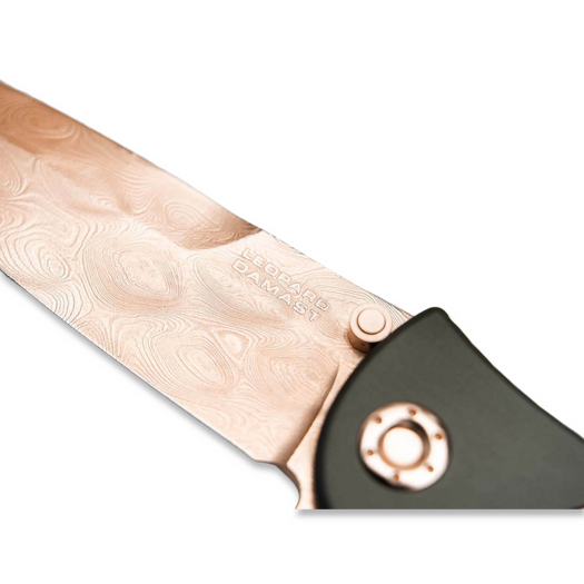 Coltello pieghevole Böker Germany Leopard-Damast EDC Rosegold 110289DAM