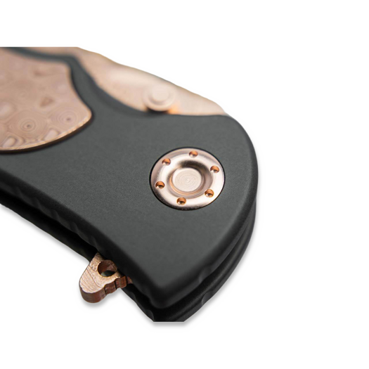 Couteau pliant B&ouml;ker Leopard-Damast EDC Rosegold 110289DAM