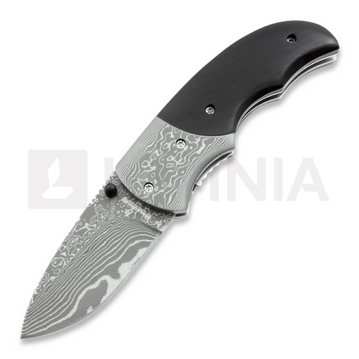 Böker Magnum Damascus Stubby folding knife 01MB178DAM