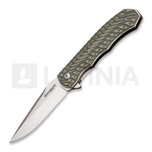 Coltello pieghevole Magnum Satin Green 01LG445
