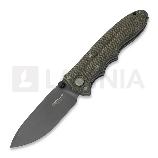 Saliekams nazis Böker Germany Oberland Arms, melns 110626BL