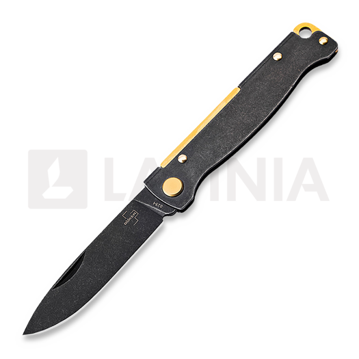 Böker Plus Atlas Black Stonewash Copper 折叠刀 01BO859