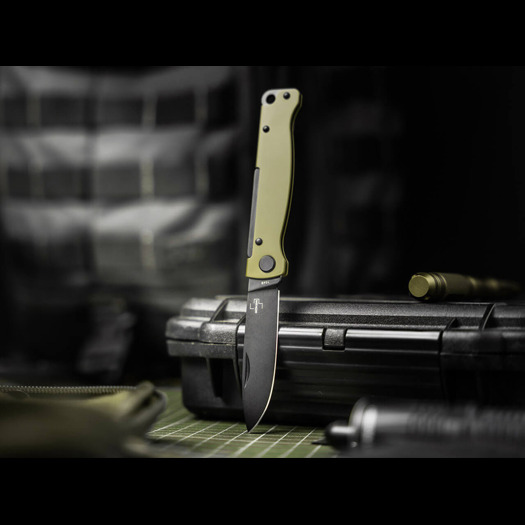 Coltello pieghevole Böker Plus Atlas OD Green 01BP0063