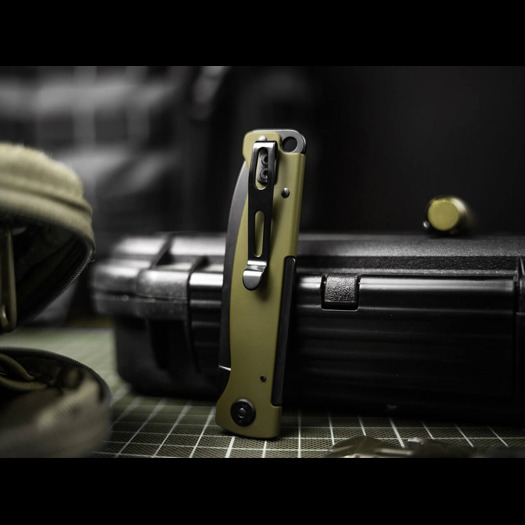 Böker Plus Atlas OD Green sulankstomas peilis 01BP0063