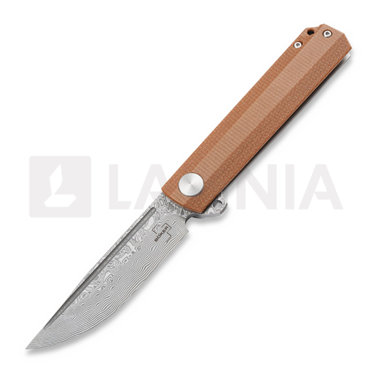 Böker Plus Cataclyst Brown Damascus 접이식 나이프 01BO479DAM