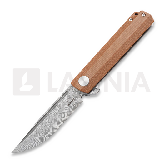 Böker Plus Cataclyst Brown Damascus 접이식 나이프 01BO479DAM