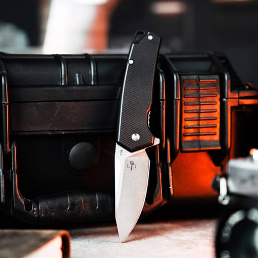 Böker Plus Gemtek Black G10 sulankstomas peilis 01BP0092