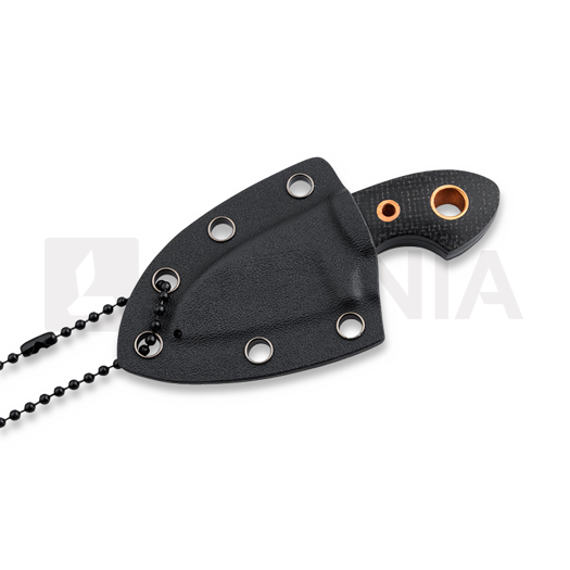 Böker Plus Gnome all Black Copper neck knife 02BO084