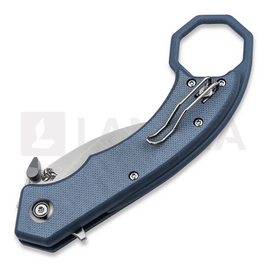 B&ouml;ker Plus HEL Karambit Blue/Grey k&auml;&auml;nt&ouml;veitsi 01BO516