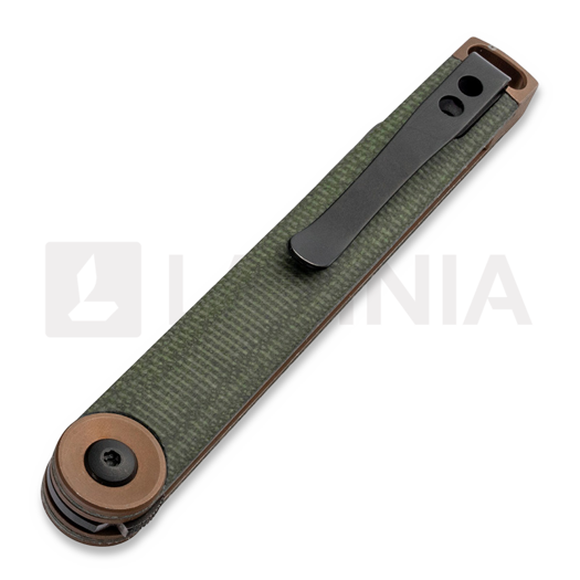 Böker Plus Kaizen Green Canvas Micarta sulankstomas peilis 01BO391