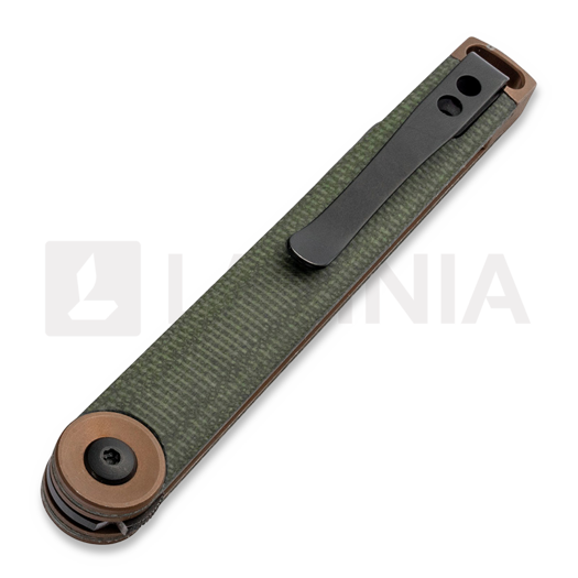 Böker Plus Kaizen Green Canvas Micarta 折叠刀 01BO391