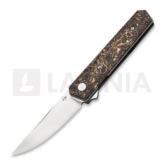 Navaja Böker Plus Kwaiken Compact Flipper Marble Carbon Copper 01BO196