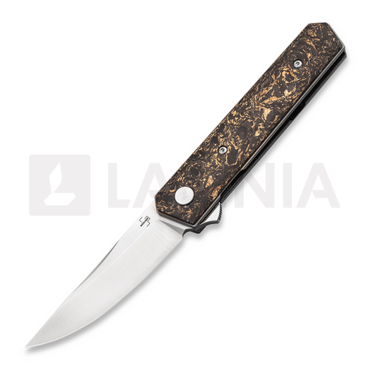 Böker Plus Kwaiken Compact Flipper Marble Carbon Copper סכין מתקפלת 01BO196