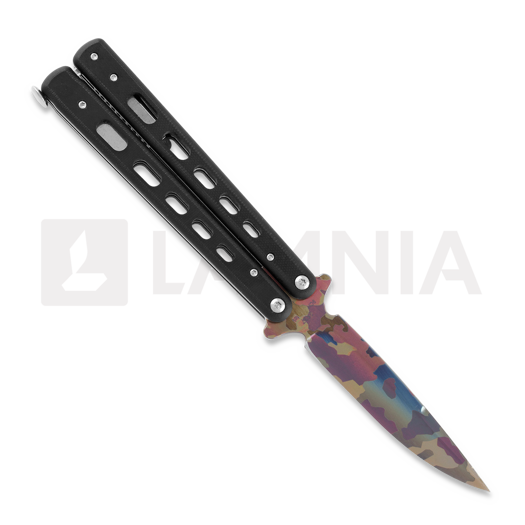 Böker Plus Large G10 Balisong perhosveitsi, camo blade 06EX012CM
