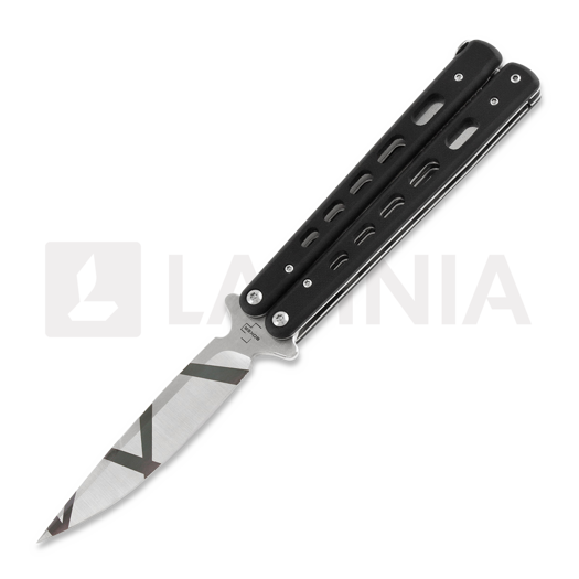 Couteau papillon Böker Plus Large G10 Balisong, geocamo 06EX012LS2