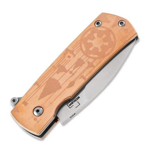 Zav&iacute;rac&iacute; nůž B&ouml;ker Plus Shamsher Copper Space Ships 01BO362LS01