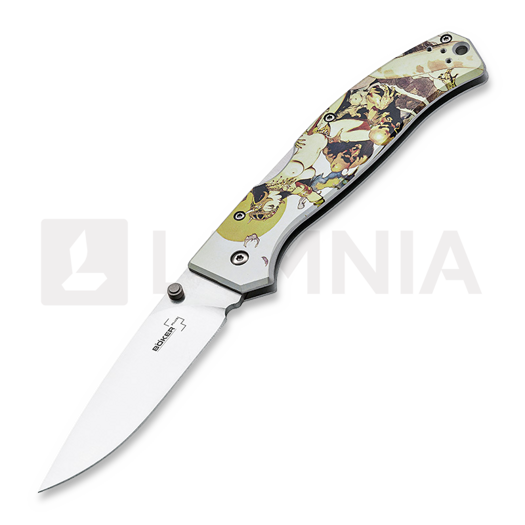 Nóż składany Böker Plus Titan Drop Frazetta 01BO652