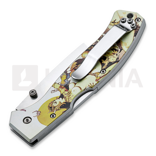 Coltello pieghevole Böker Plus Titan Drop Frazetta 01BO652