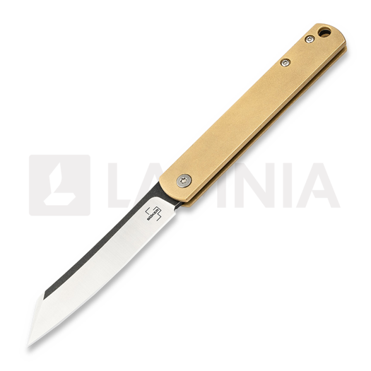 Böker Plus Zenshin 42 Brass folding knife 01BO369