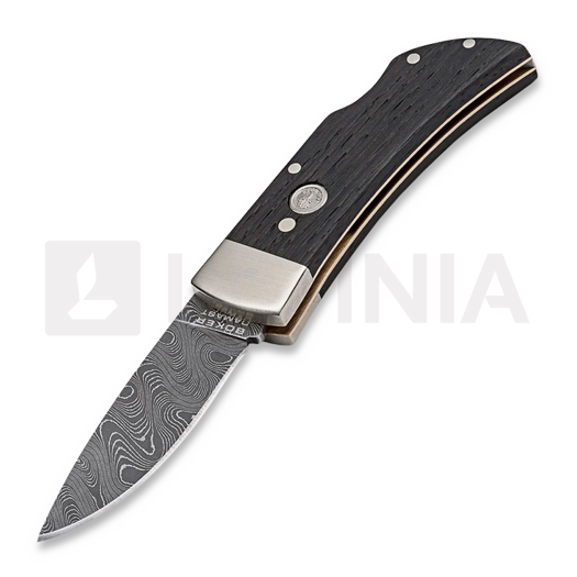 Böker Germany Pocket Bog Oak Damascus kääntöveitsi 111108DAM