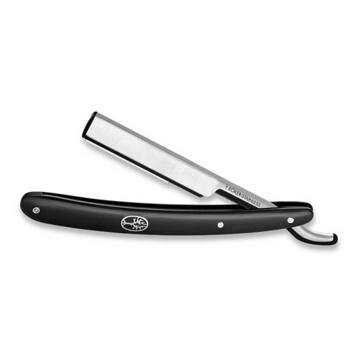 Taisna asmeņa bārdas nazis Böker Germany Razor Knife black 140901