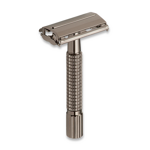 Böker Safety Razor Butterfly Gunmetal Grey 04BO216