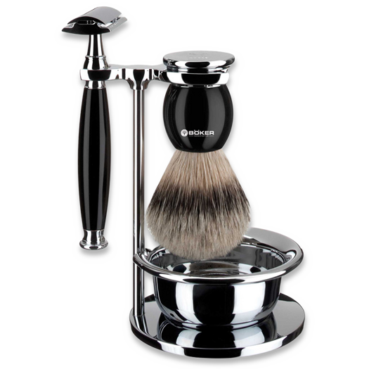 Böker Germany Safety Razor Shaving Set Premium 04BO101