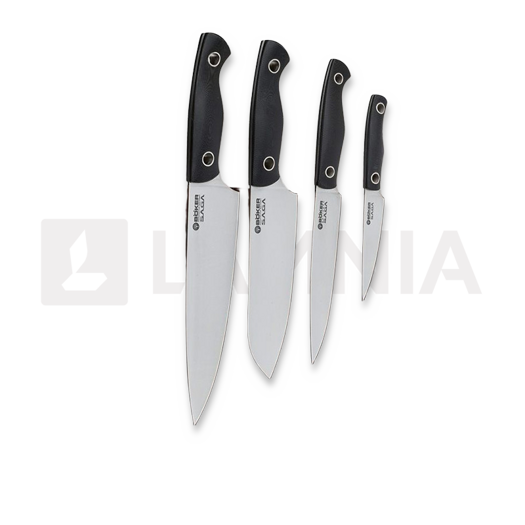 Böker Germany Saga G10 Satin Style Keittiöveitsisetti 131269SET