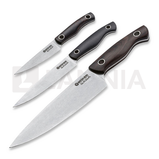 Böker Germany Saga Grenadill Knife Set 130368SET