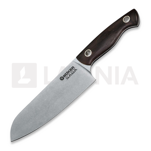 Chef´s knife Böker Germany Saga Santoku Grenadill 130366