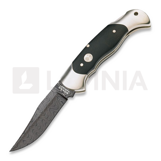 Böker Germany Scout Ebony Damascus folding knife 112123DAM