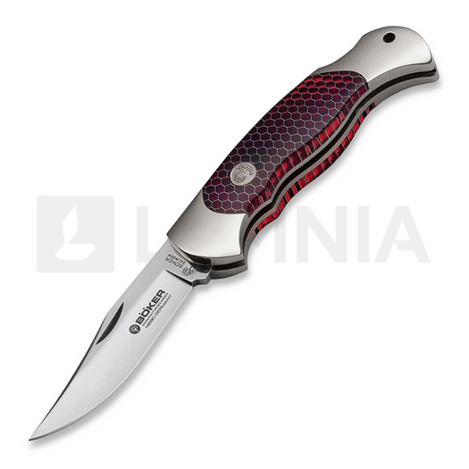 Böker Germany Scout Honeycomb folding knife, red 112502