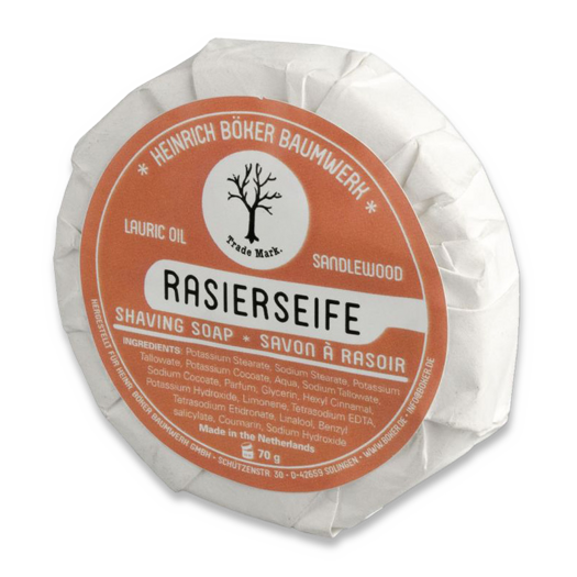 Böker Germany Shaving Soap Lauric Oil Sandalwood 04BO179