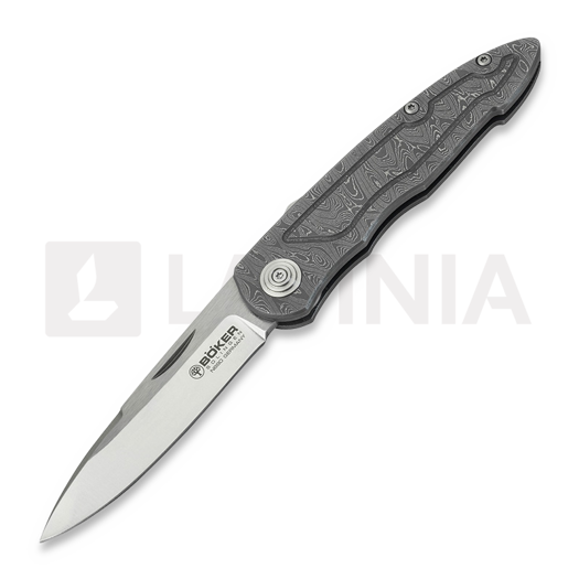 Böker Germany Special Run Merlin Damascus kääntöveitsi 113622DAM