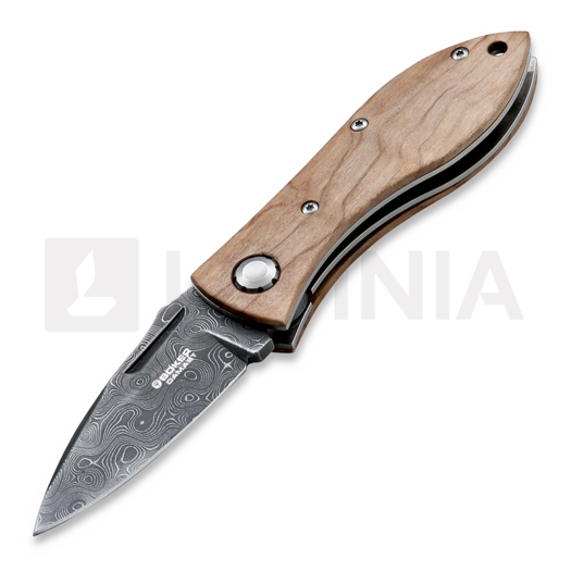 Böker Germany Thorn Damast Olive kääntöveitsi 113625DAM
