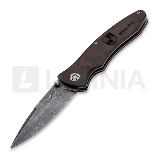 Navaja Böker Germany Tirpitz-Damascus Wood 110192DAM
