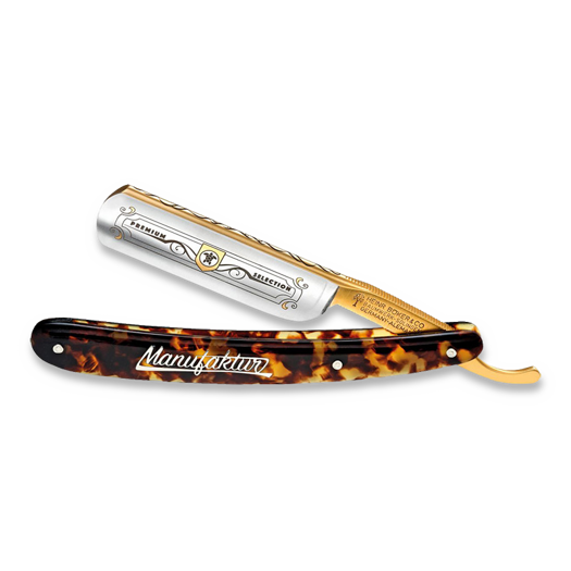 Böker Tortoiseshell lige barberkniv 140516