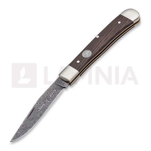 Böker Germany Trapper Steam Engine Damascus vouwmes 115004DAM