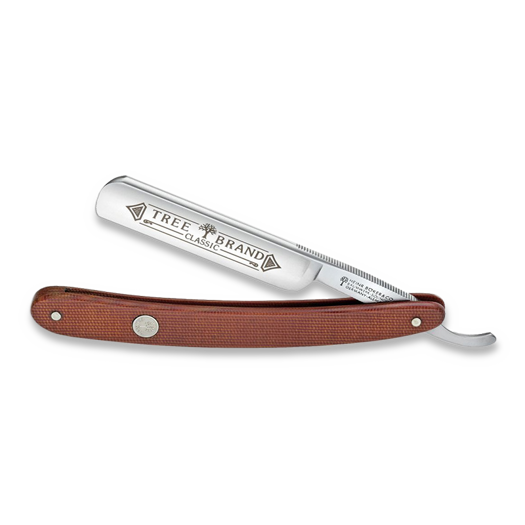 Brzytwa prosta Böker Germany Treebrand Canvas Micarta, brązowa 140526