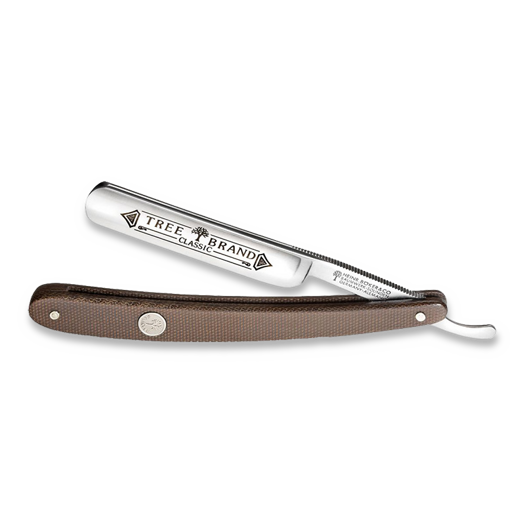 Brzytwa prosta Böker Germany Treebrand Canvas Micarta, zielona 140426