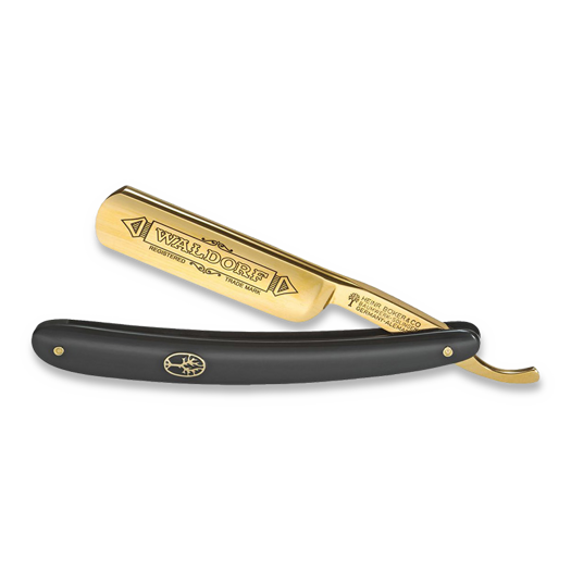 มีดโกนพับ Böker Germany Waldorf 24 Carat Gold 6/8" 140322