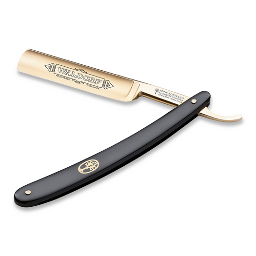 Böker Germany Waldorf 24 Karat Gold straight razor 140321