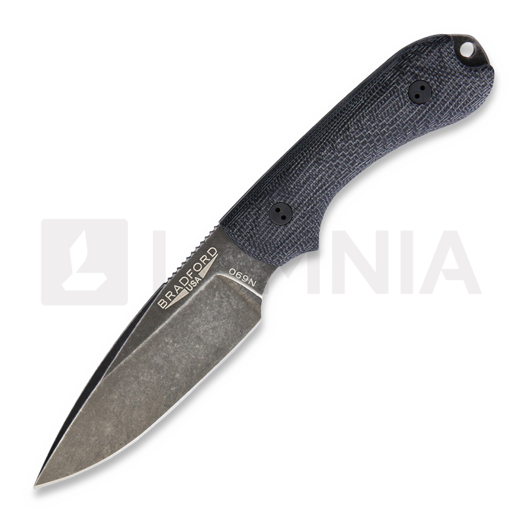 Bradford Knives Guardian 3 3D Black Micarta, Nimbus finish