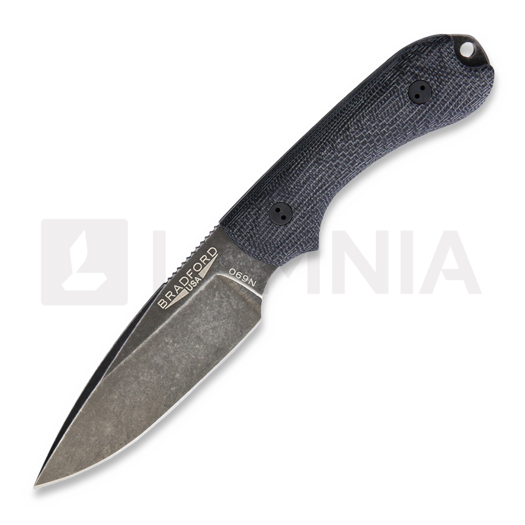Bradford Knives Guardian 3 3D Black Micarta, Nimbus finish
