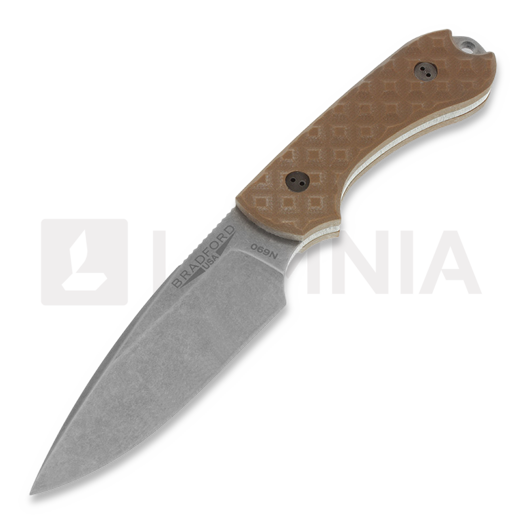 Bradford Knives Guardian 3 EDC Coyote Brown G10 kniv